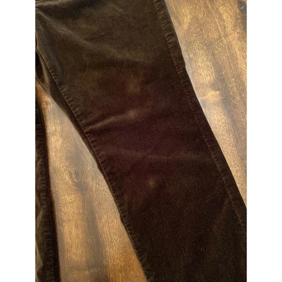 J. Jill Women's Brown Velvet Straight Leg Casual Pants Size 10 Petite Workwear - Picture 8 of 14